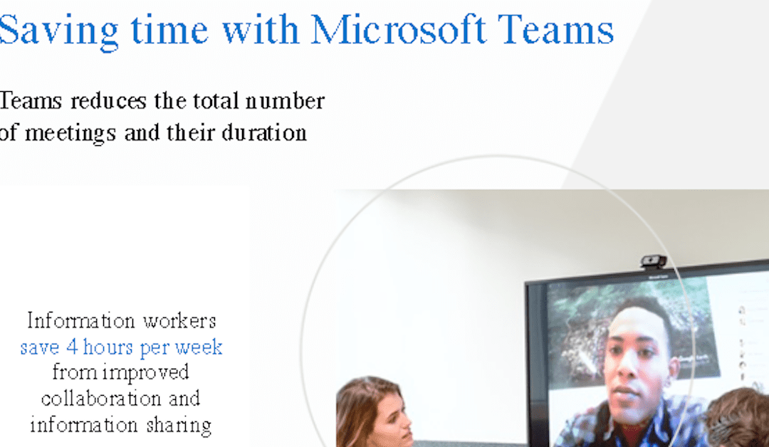 Saving time with Microsoft Teams